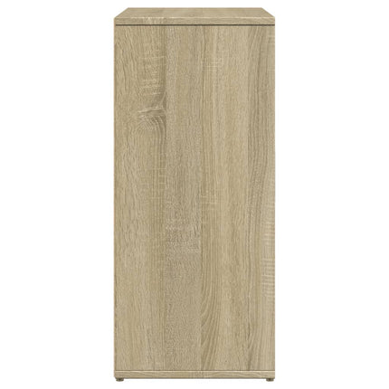 skænke 2 stk. 60x31x70 cm konstrueret træ sonoma-eg