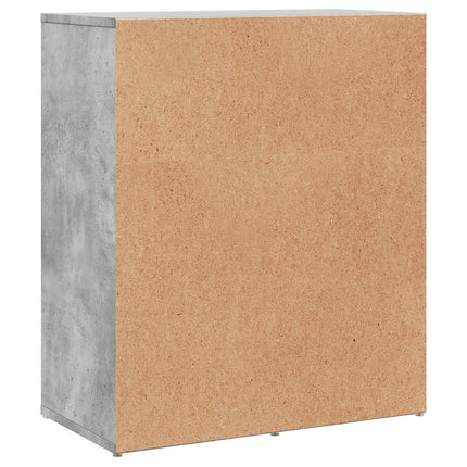 skænke 2 stk. 60x31x70 cm konstrueret træ betongrå