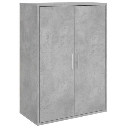 kommoder 2 stk. 60x31x84 cm konstrueret træ betongrå