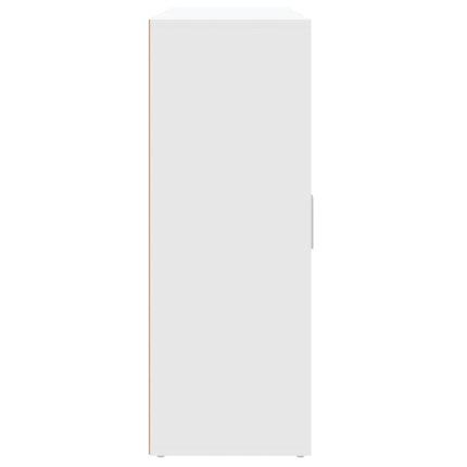 kommoder 3 stk. 60x31x84 cm konstrueret træ hvid