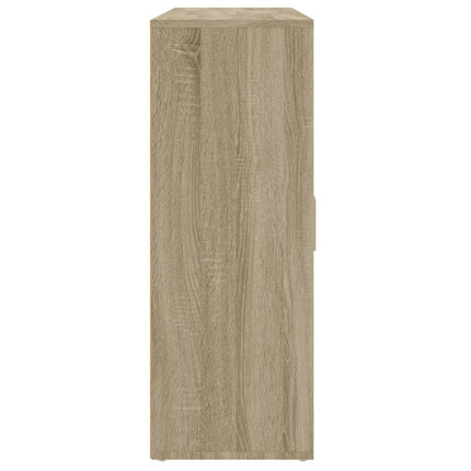 kommoder 3 stk. 60x31x84 cm konstrueret træ sonoma-eg