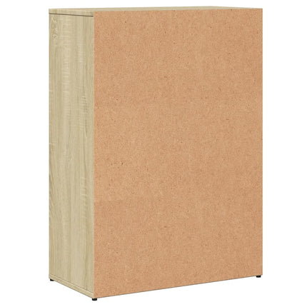 skænke 2 stk. 60x30x84 cm konstrueret træ sonoma-eg