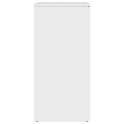 skænke 2 stk. 79x38x80 cm konstrueret træ hvid