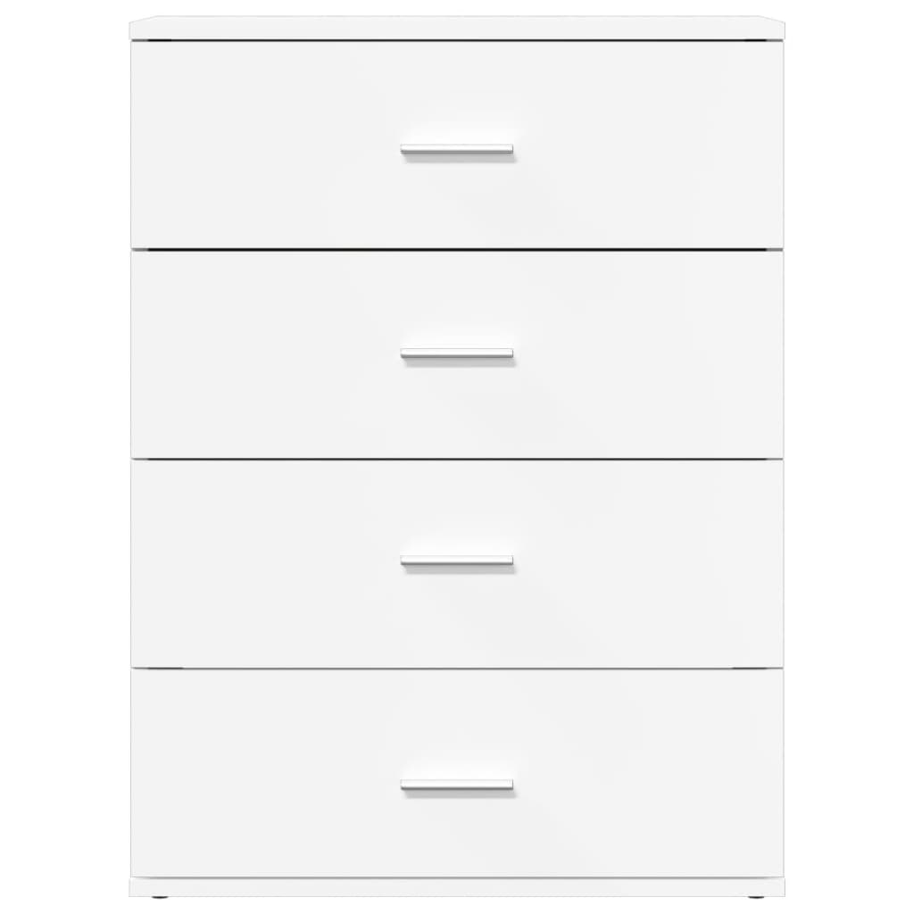 skænke 2 stk. 60x39x80 cm konstrueret træ hvid