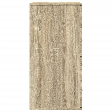 kommoder 2 stk. 60x39x80 cm konstrueret træ sonoma-eg