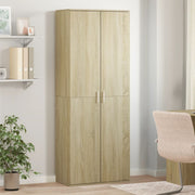 højskab 70x35x180 cm konstrueret træ sonoma-eg