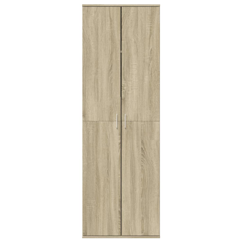 højskab 60x35x180 cm konstrueret træ sonoma-eg