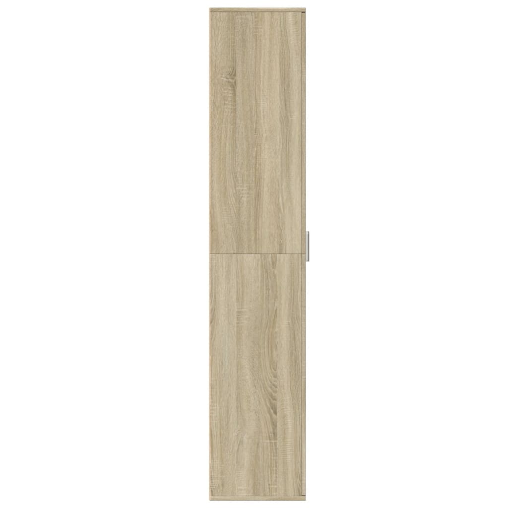 højskab 60x35x180 cm konstrueret træ sonoma-eg