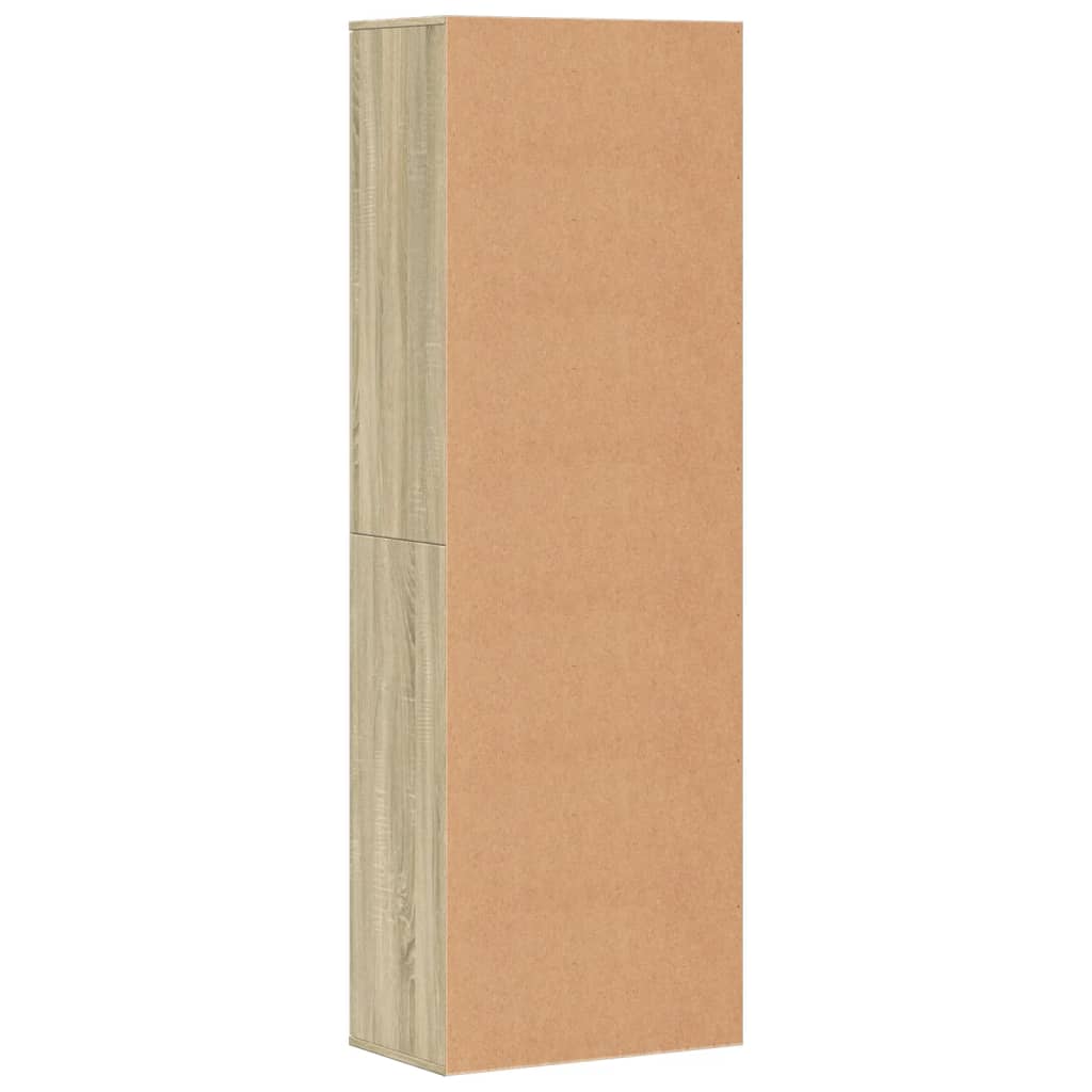 højskab 60x35x180 cm konstrueret træ sonoma-eg