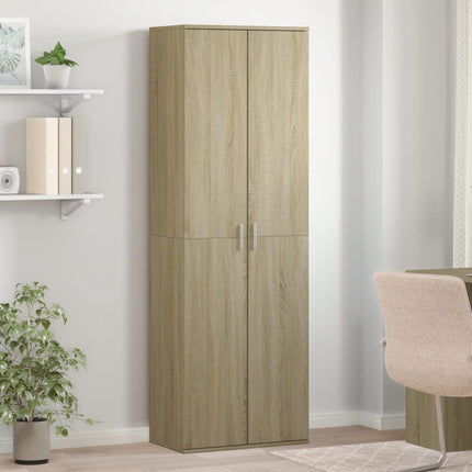 højskab 60x35x180 cm konstrueret træ sonoma-eg