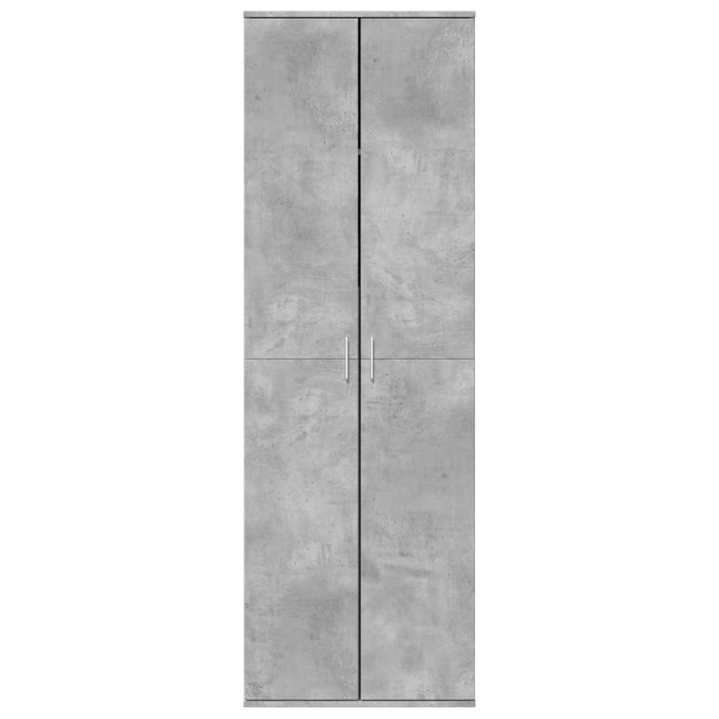 højskab 60x35x180 cm konstrueret træ betongrå