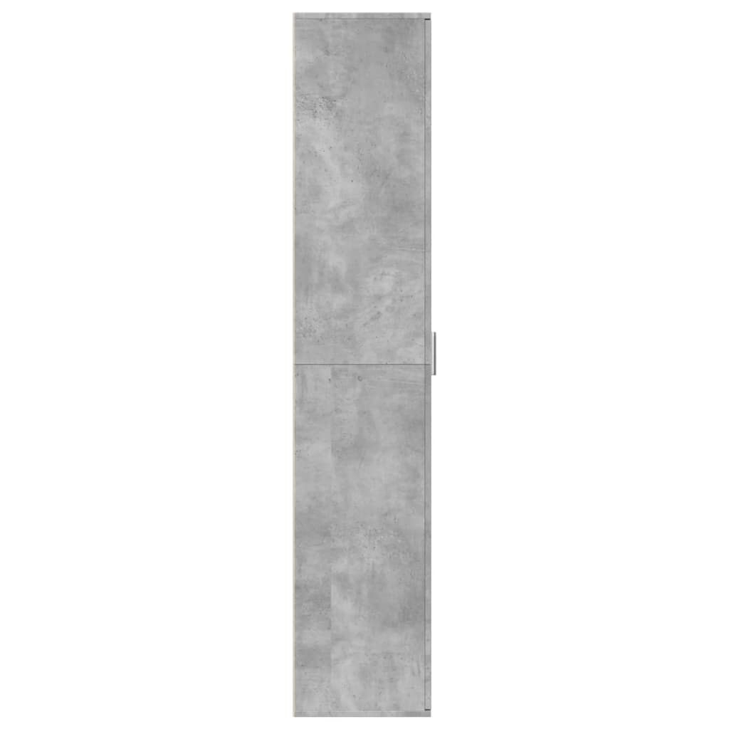 højskab 60x35x180 cm konstrueret træ betongrå