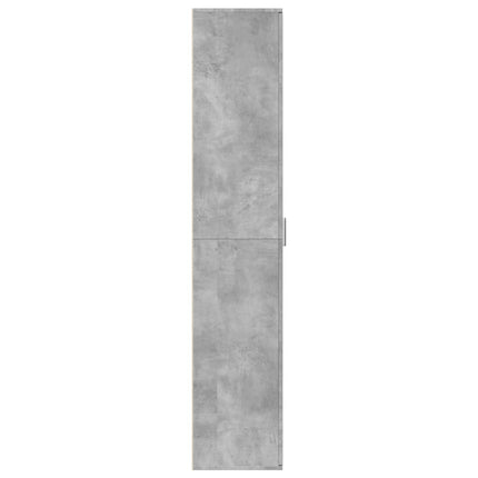 højskab 60x35x180 cm konstrueret træ betongrå
