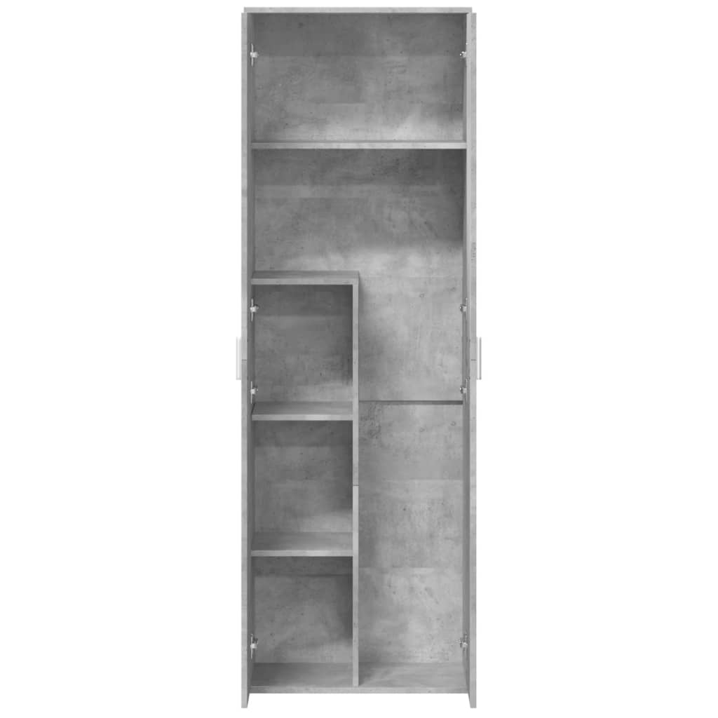 højskab 60x35x180 cm konstrueret træ betongrå