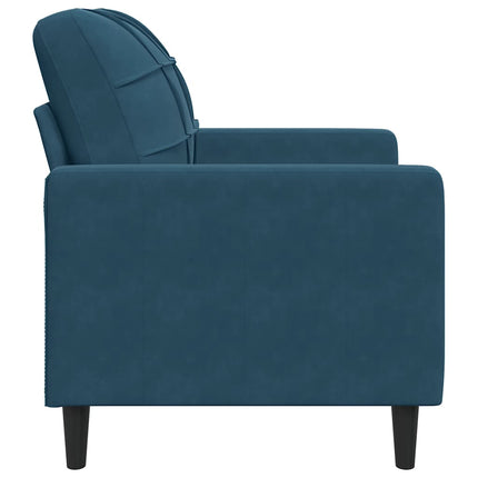lænestol 60 cm velour Blå