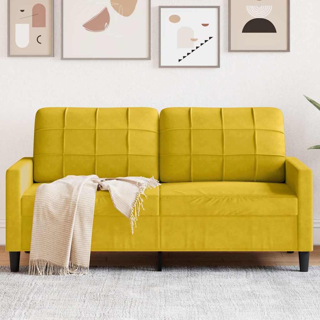 2-personers sofa 140 cm fljl gul