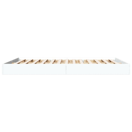 sengestel uden madras 160x200 cm konstrueret træ hvid