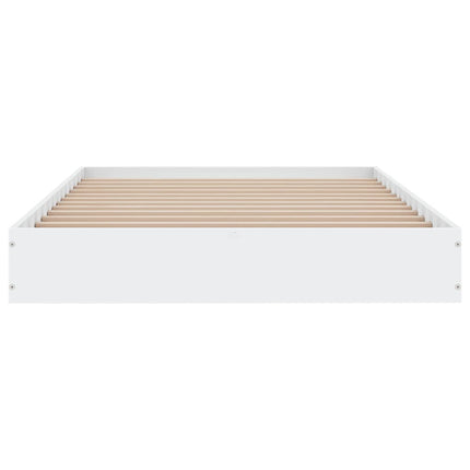 sengeramme 90x190 cm konstrueret træ hvid