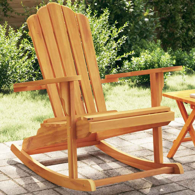 Adirondack-gyngestol massivt teaktræ