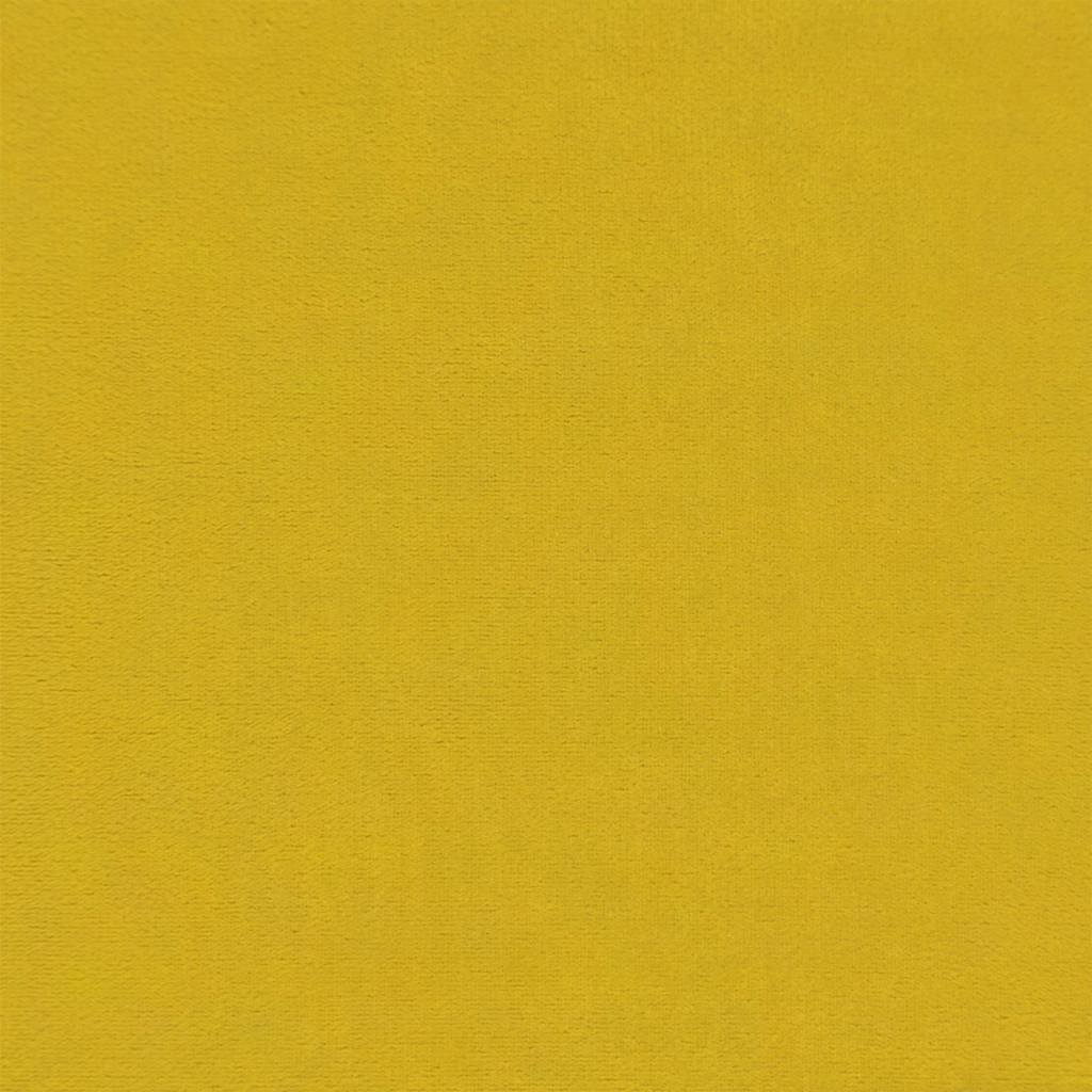 sofasæt 2 dele med hynder velour gul