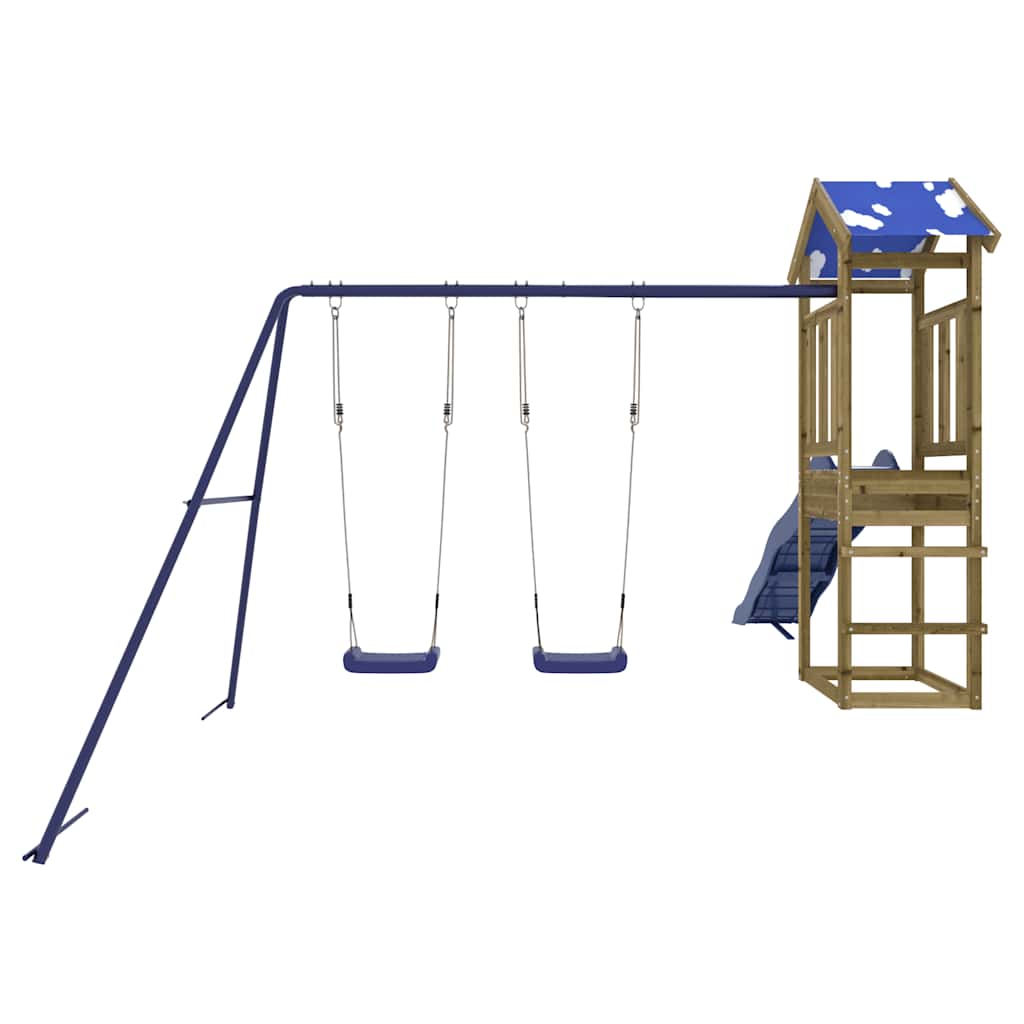 udendørs legesæt imprægneret fyrretræ