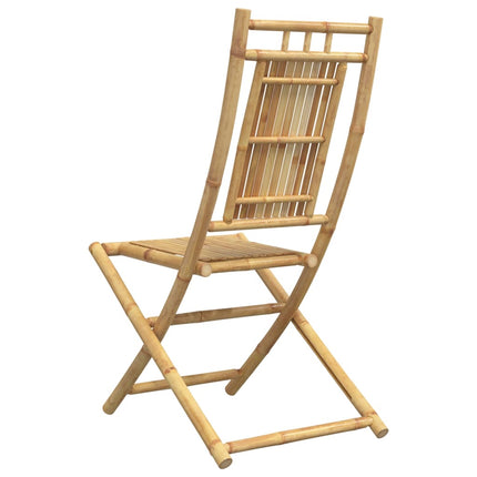 foldbare havestole 6 stk. 46x66x99 cm bambus