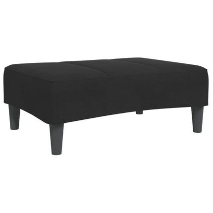 fodskammel 77x55x31 cm velour sort
