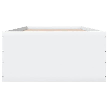 sengeramme 90x200 cm konstrueret træ hvid
