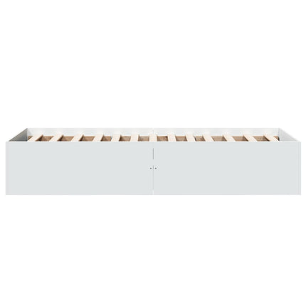 sengeramme 100x200 cm konstrueret træ hvid