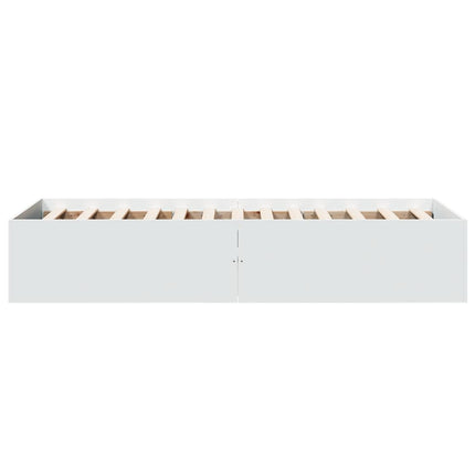 sengeramme 90x190 cm konstrueret træ hvid