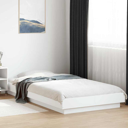 sengeramme 100x200 cm konstrueret træ hvid