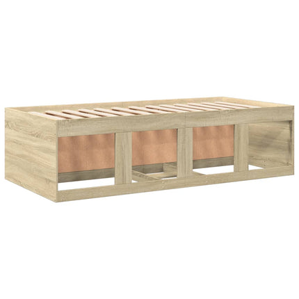 daybed med skuffer uden madras 100x200 cm sonoma-eg