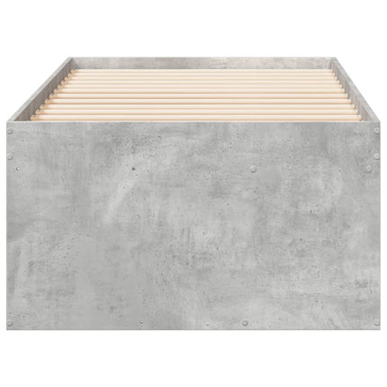 daybed med skuffer uden madras 90x200 cm betongrå