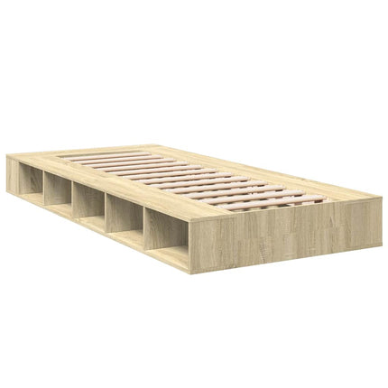 sengeramme 100x200 cm konstrueret træ sonoma-eg