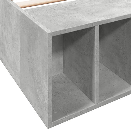 sengeramme 90x190 cm konstrueret træ betongrå