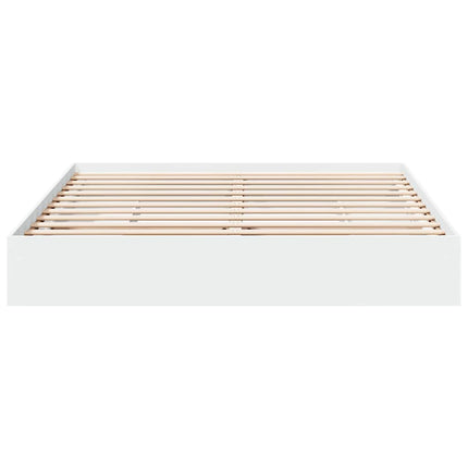 sengeramme med skuffer 180x200 cm konstrueret træ hvid