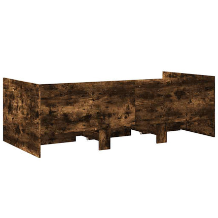 daybed med skuffer uden madras 90x190 cm røget eg
