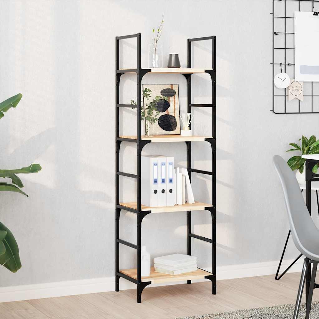 væghylder 4 stk. 40x30x2 cm ubehandlet massivt akacietræ