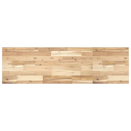 bordplade til toiletbord 120x40x2 cm ubehandlet massivt akacie