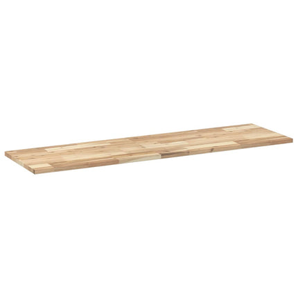 bordplade til toiletbord 120x40x2 cm ubehandlet massivt akacie