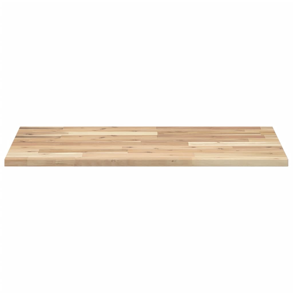 bordplade til toiletbord 80x50x2 cm ubehandlet massivt akacie