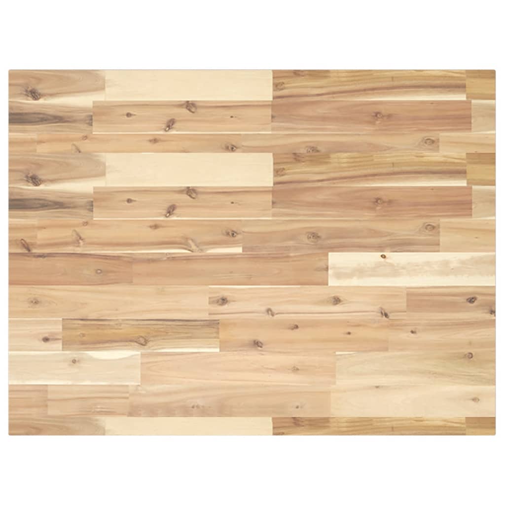 bordplade til toiletbord 100x60x2 cm ubehandlet massivt akacie