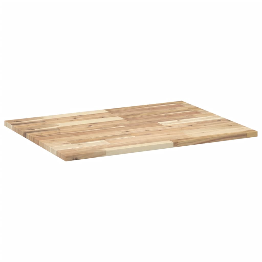 bordplade til toiletbord 100x60x2 cm ubehandlet massivt akacie