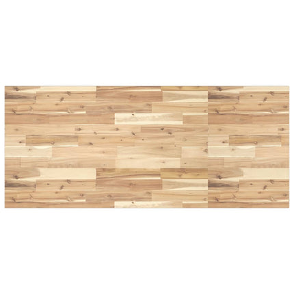 bordplade til toiletbord 120x60x2 cm ubehandlet massivt akacie