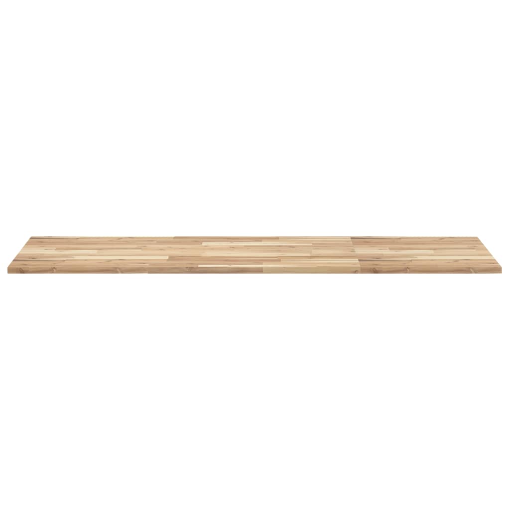 bordplade til toiletbord 140x60x2 cm ubehandlet massivt akacie