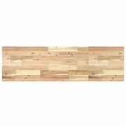 bordplade til toiletbord 140x40x4 cm ubehandlet massivt akacie