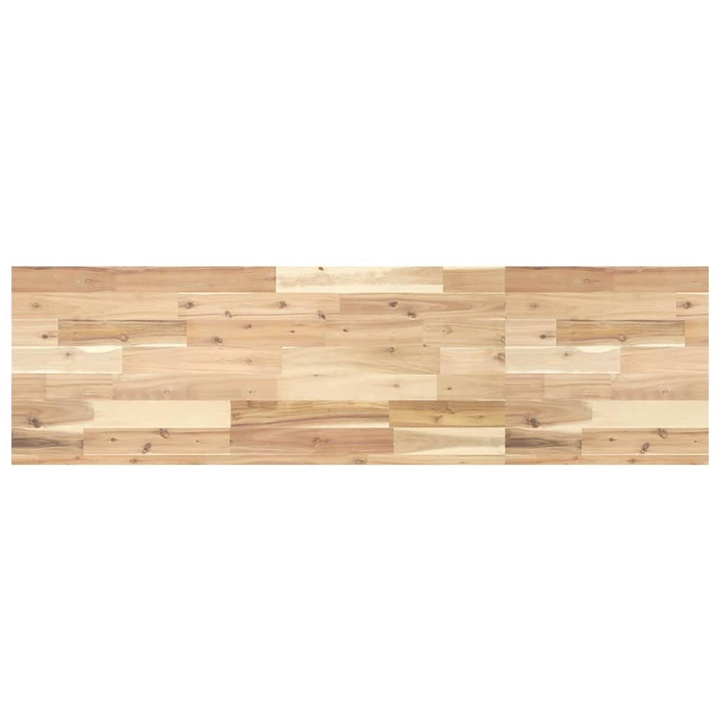 bordplade til toiletbord 160x40x4 cm ubehandlet massivt akacie