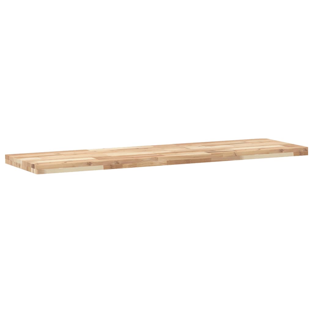bordplade til toiletbord 160x40x4 cm ubehandlet massivt akacie