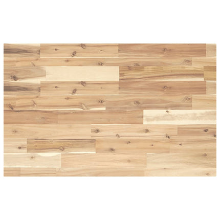 bordplade til toiletbord 100x50x4 cm ubehandlet massivt akacie