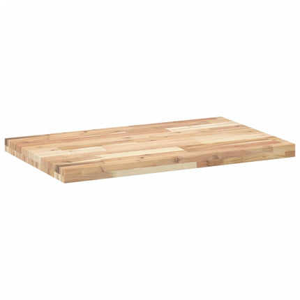 bordplade til toiletbord 100x50x4 cm ubehandlet massivt akacie